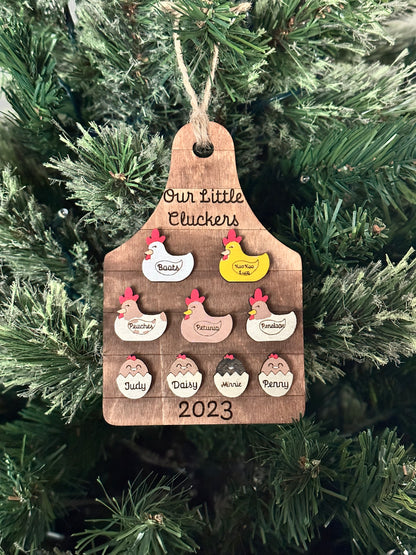 Chicken Flock Ornament