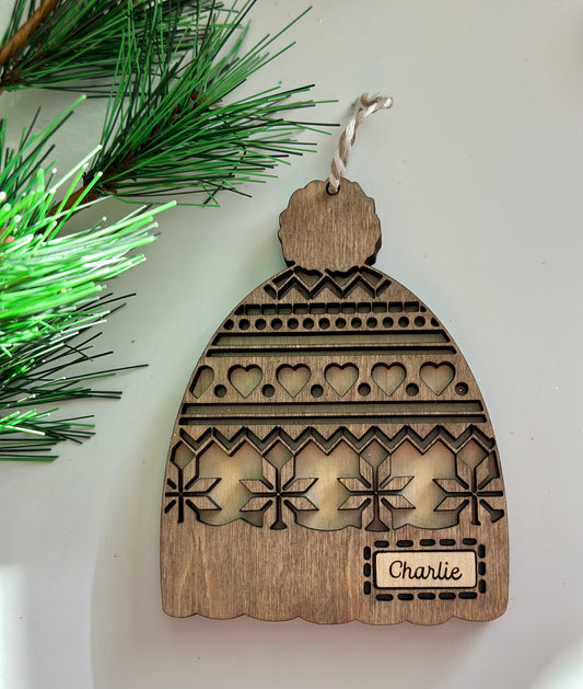 Winter Beanie Ornament