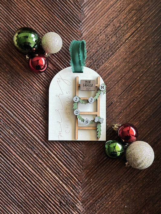 Family Ladder Ornament