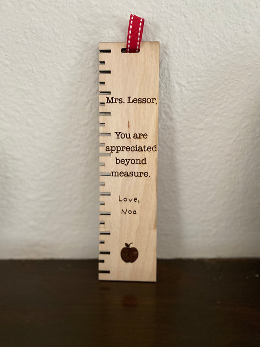 Teacher Appreciation Ruler