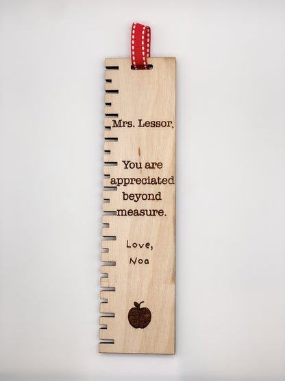 Teacher Appreciation Ruler